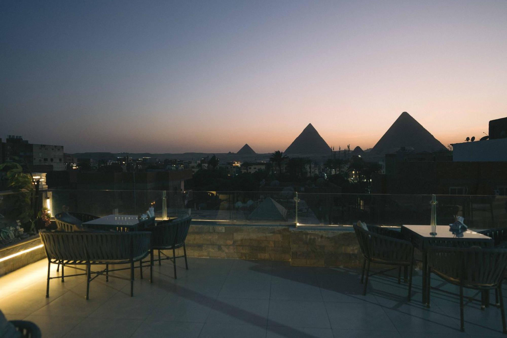 Tuya Pyramids Inn Kafret el-Gabal Exterior foto