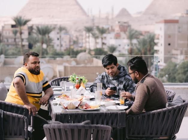 Tuya Pyramids Inn Kafret el-Gabal Exterior foto